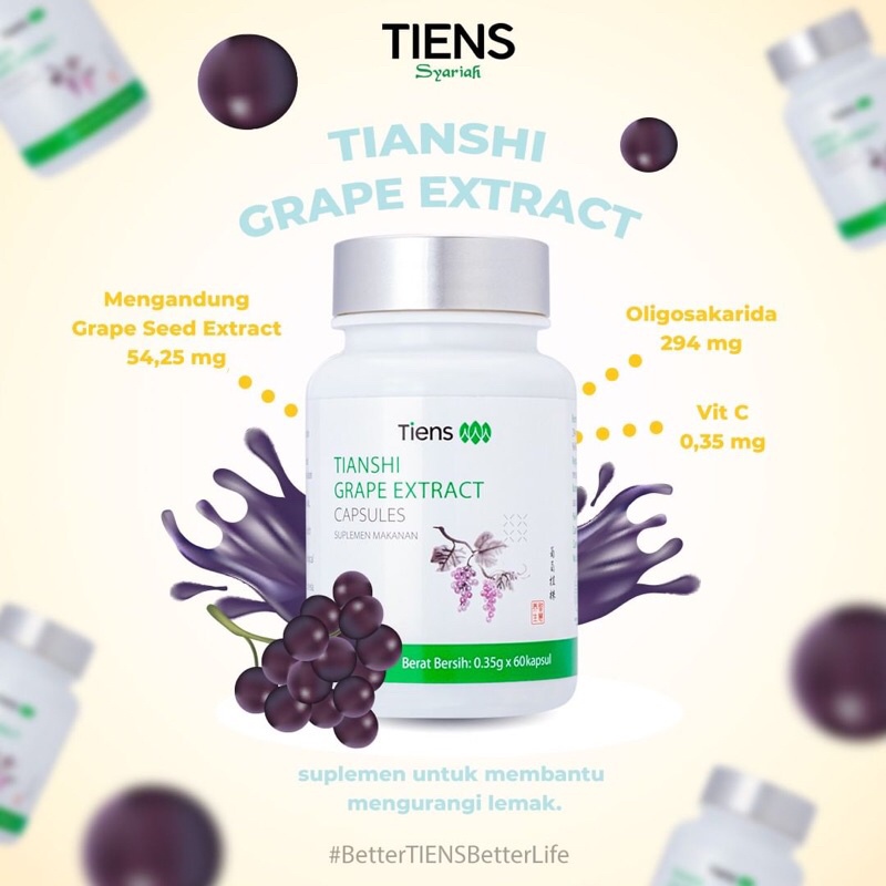 Grape Extract Capsules Tiens 2